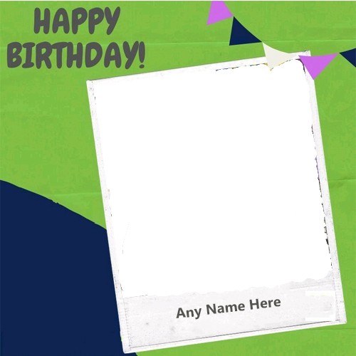 Make Name On Birthday Frames For Photo Editing