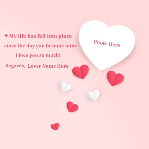 I love You Photo With Name