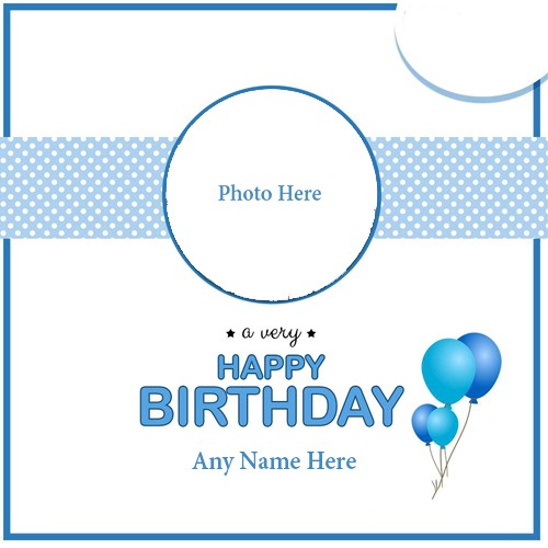 Birthday Photo Frame Maker With Name