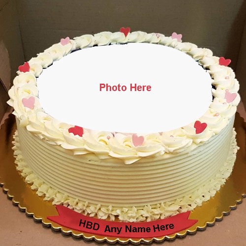 Birthday Cake For Mom With Name And Photo