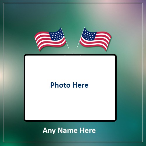 Flag Day 2025 Frame With Name