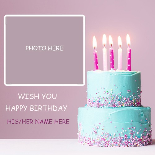 Birthday Cake For Best Friend With Name And Photo