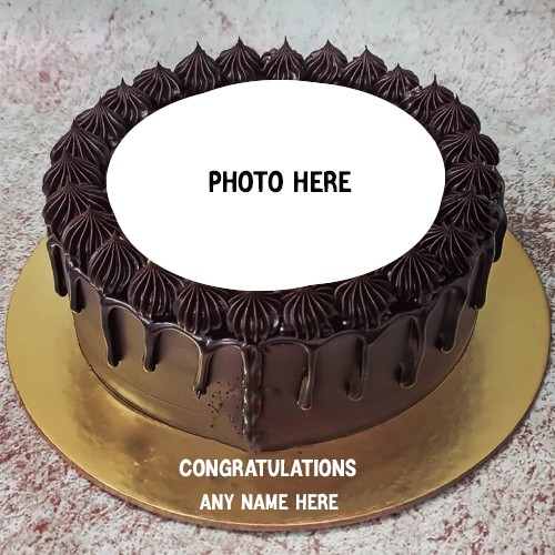 Congratulations Cake With Photo Edit