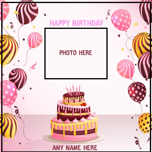 Download Birthday Cake With Name And Photo
