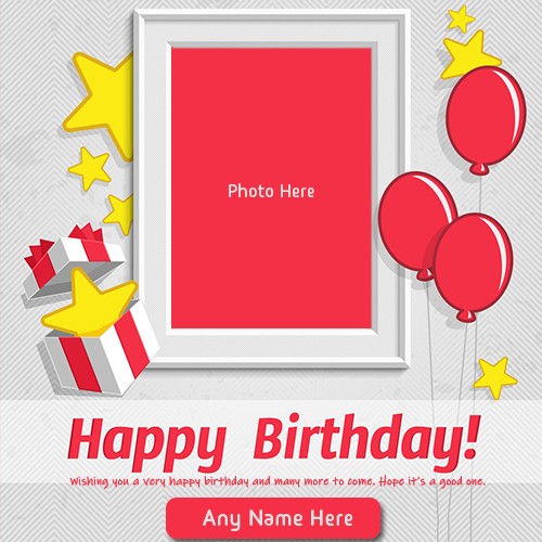 Online Birthday Wish Card Maker With Photo