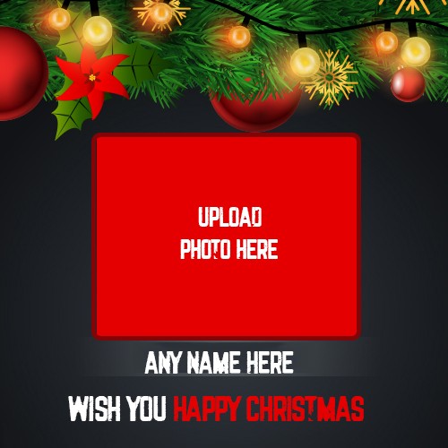 Christmas Day 2025 Photo Frame With Name Editing