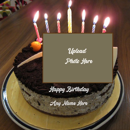 Make Name On Birthday Cake For Best Friend Photo Frame