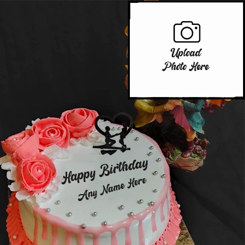 Happy Birthday Cake Insert Photo With Name