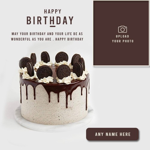 Add Image on Birthday Cake Online