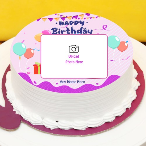 Name On Birthday Cake Photo