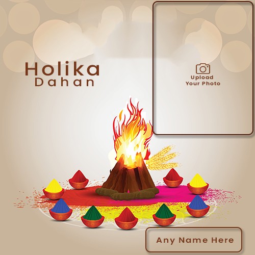 Happy Holi 2025 Wishes With Name And Photo Edit