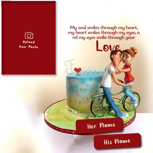 Romantic Anniversary Cake Images With Name And Photo