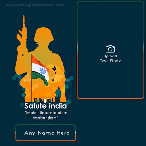 Indian 75th Independence Day 2025 Photo Frame Online