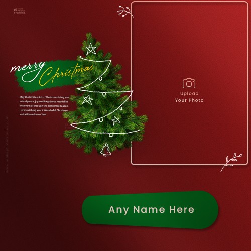 Christmas Xmas Tree 2025 Photo Download With Name Download