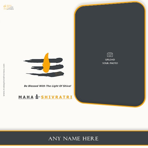 Mahashivratri 2025 Photo Frame Online With Name