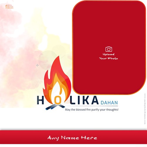 Holi Dahan 2025 Wishes Quotes With Name And Photo Download