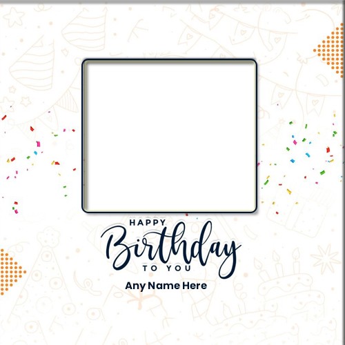 Birthday Picture Editor Online With Name