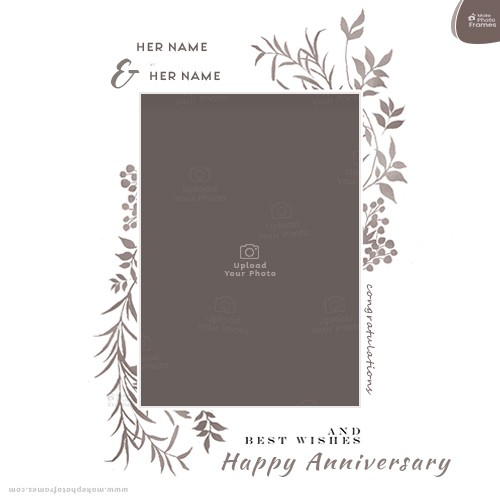 Marriage Anniversary Wishes With Name And Photo Editor Online Free