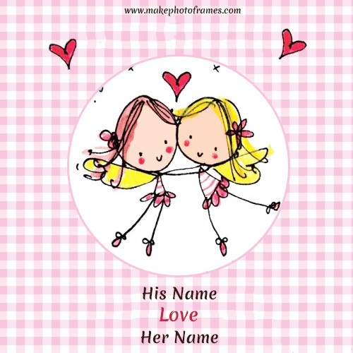 Love Wishes With His Name And Photo