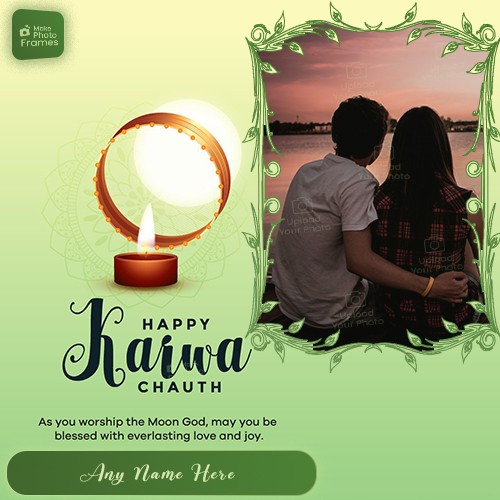 Happy Karva Chauth 2025 Wishes Images With Name And Photo