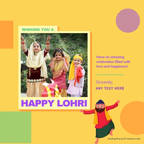 Create Lohri Photo 2025 Editing Frame Online