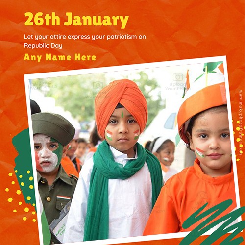 26 January India Republic Day Photo Frame 2025 Free Download