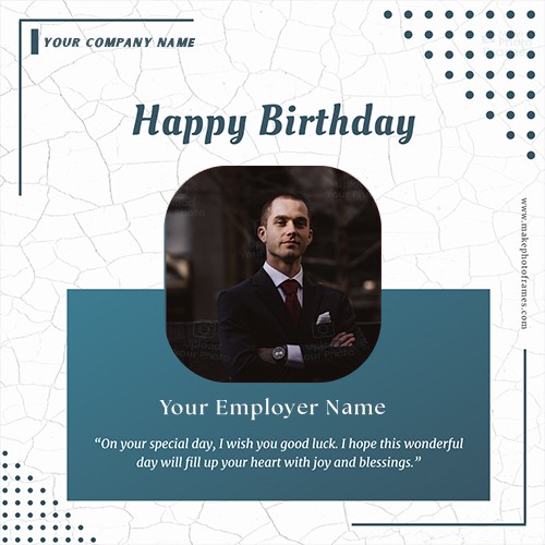 Birthday Wishes For Employee With Photo And Name