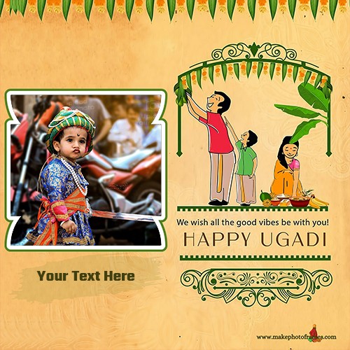 Ugadi New Year Festival 2025 Photos Download With Name Editing