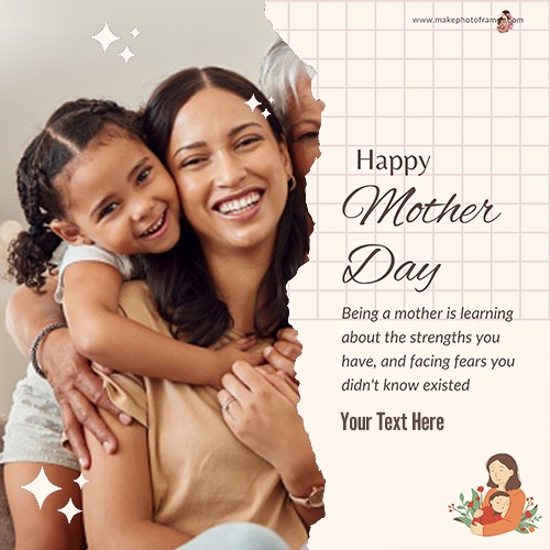 Mothers Day 2025 Wishes Pics With Name And Photo Frame Download