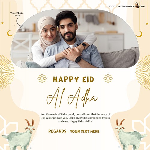 Advance Eid Ul Adha Mubarak 2023 Photo Frame Online Editing