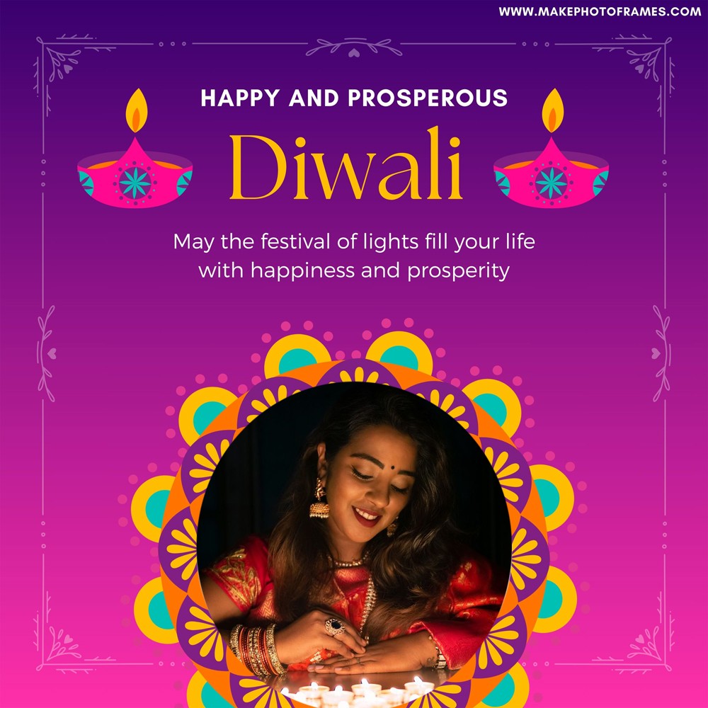 Deepavali 2025 Photo Edit With Frame Download