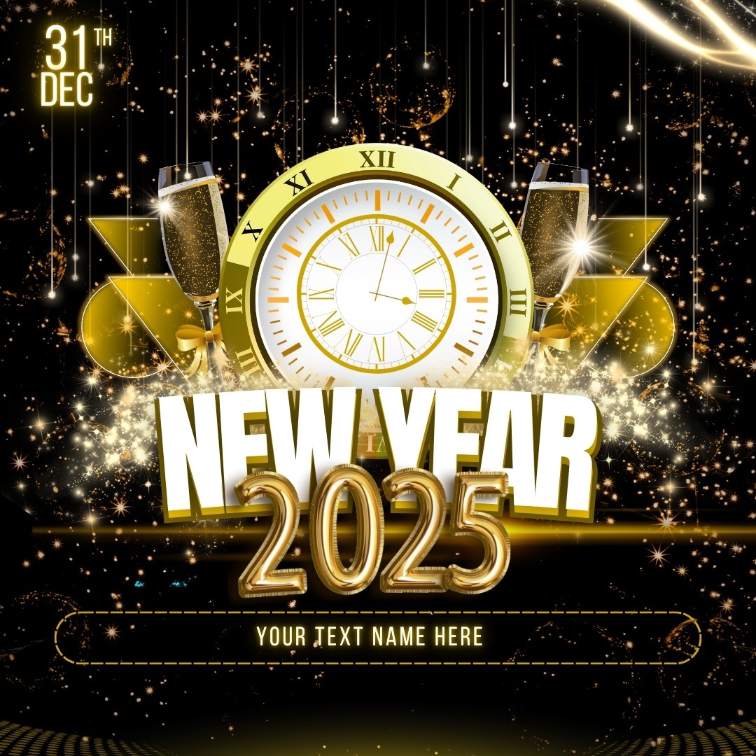 Photo Frame Happy New Year 2025 Wishes Maker Download