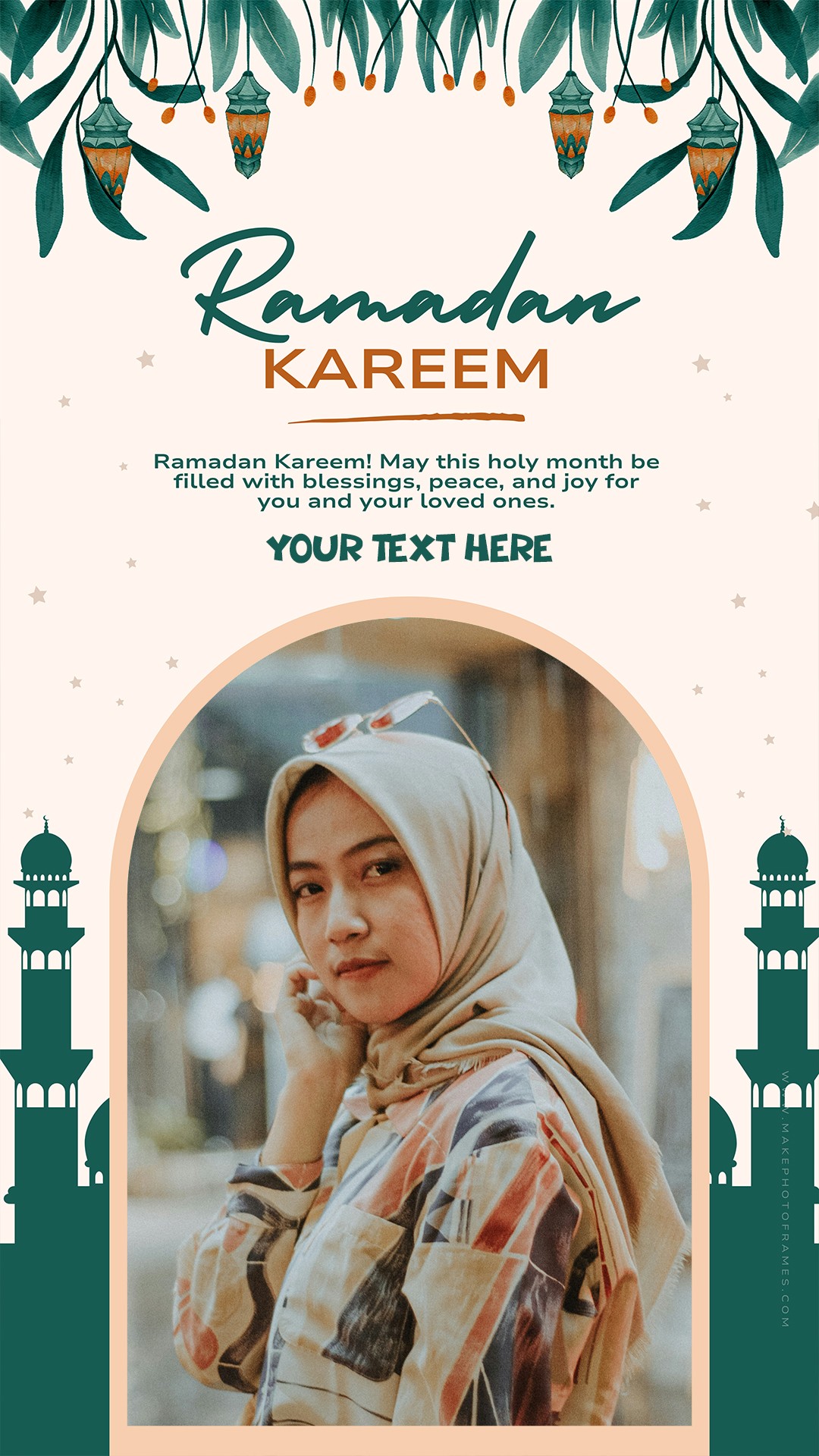 Ramadan Quotes For Instagram Story Photo Frame Template With Name
