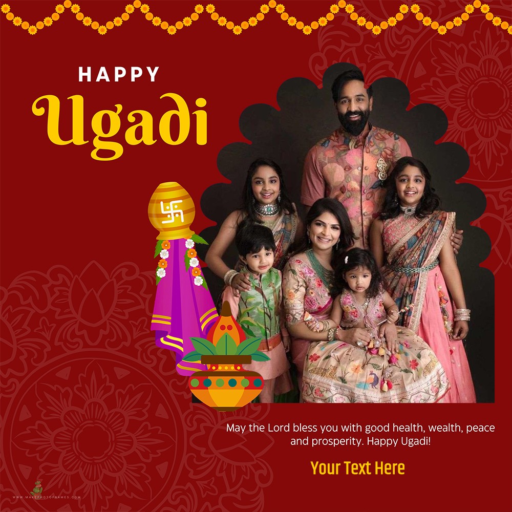 Ugadi WhatsApp Status Frame Maker With Name
