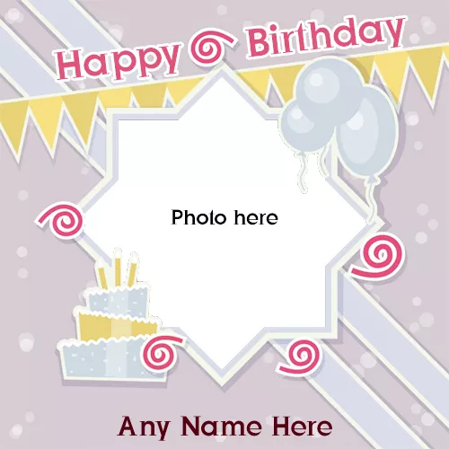 Birthday Cake Image With Name And Photos