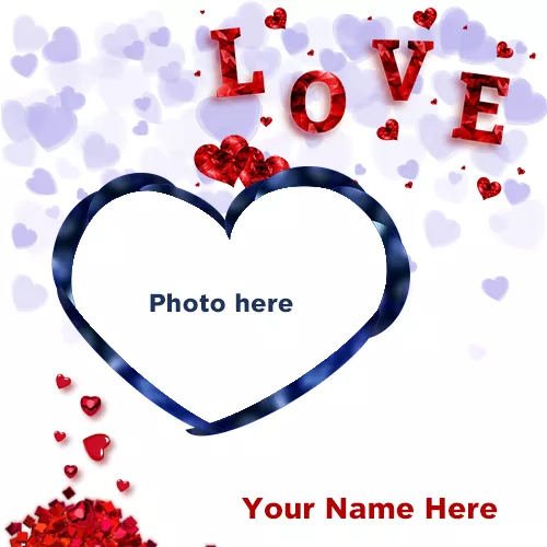Love image with Photo and Name