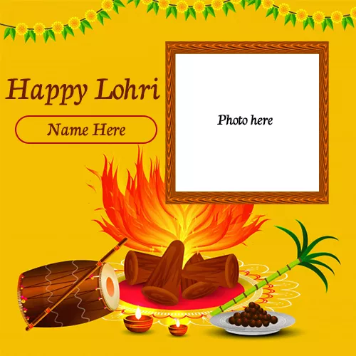 Happy Lohri 2023 Images Advance With Name And Photo