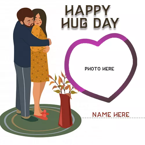 12th February 2023 Hug Day Image With Name And Photo