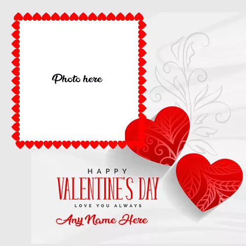 Valentine's Day 2024 Photo Frames For Wife With Name