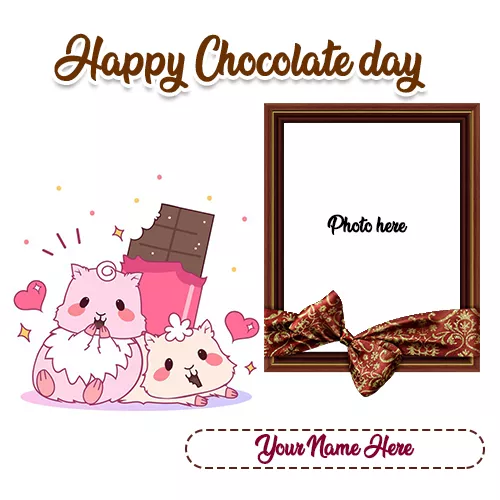 Chocolate Day 2024 Image With Name And Photo