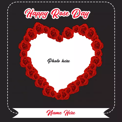 Happy Rose Day 2023 Photo With Name Edit