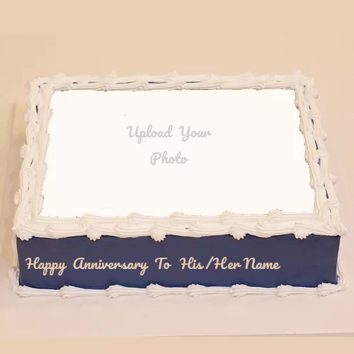 Wedding Anniversary Cakes Picture Frame With Name