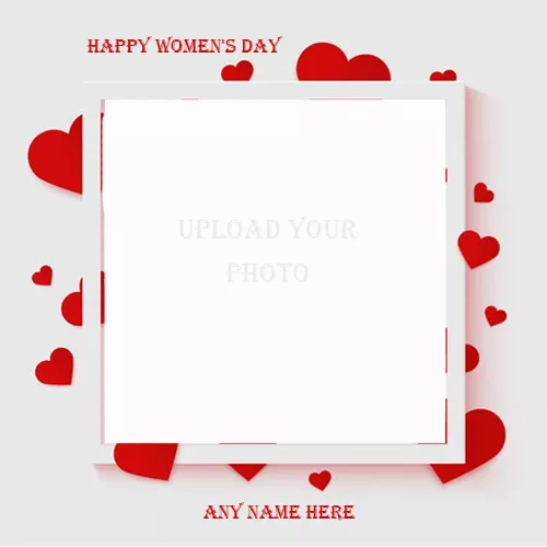 International Womens Day Photo Frame Editing Online