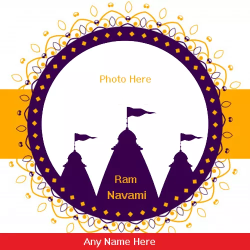 Make Name On Ram Navami 2023 Photo Editor Online