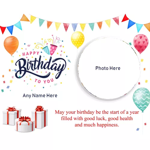 Happy Birthday Card Photo With Name Download