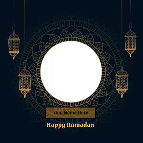 Make Name On Ramadan Mubarak 2023 Photo Frames Online