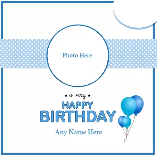 Birthday Photo Frame Maker With Name