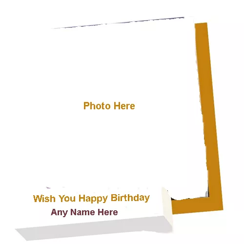 Happy Birthday Photo Frame With Name Download
