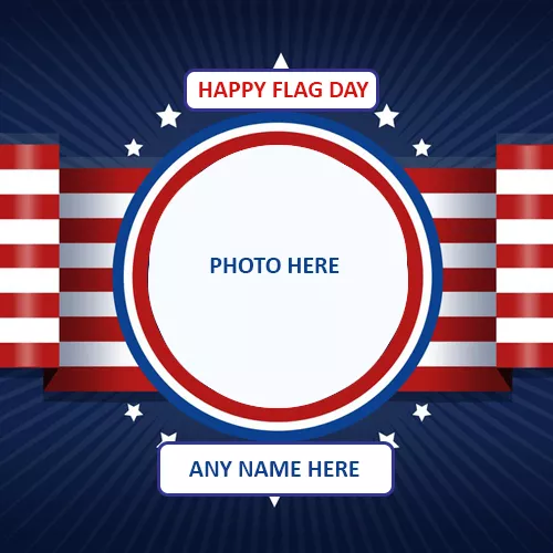 Happy Flag Day 2024 Photos With Name Editing