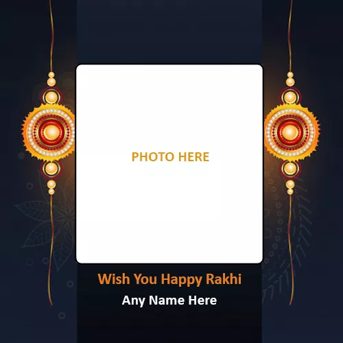Happy Rakhi 2023 Photo Frame Editor With Name